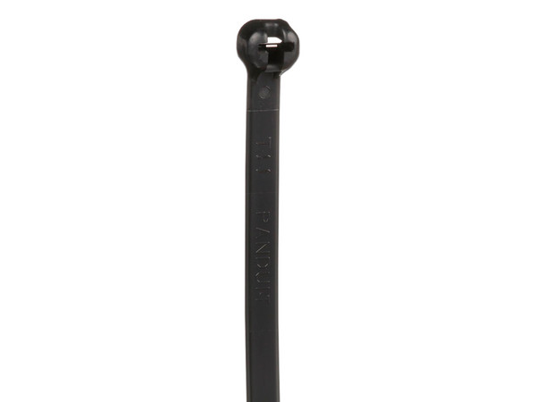 Cincho de Nylon 6.6 Dome Top Panduit, de 203mm x 4.7mm, Exterior Resistente a Rayos UV, Paquete de 1000pz, Color Negro.