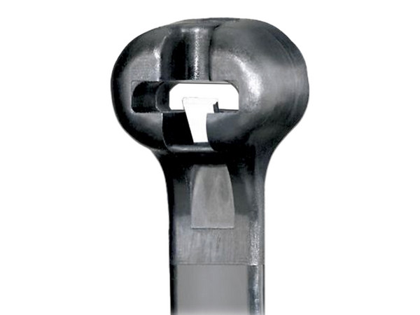 Cincho Dome-Top de Nylon 6.6 Panduit, de 378mm x 7mm, Paquete de 250pz, Color Negro.