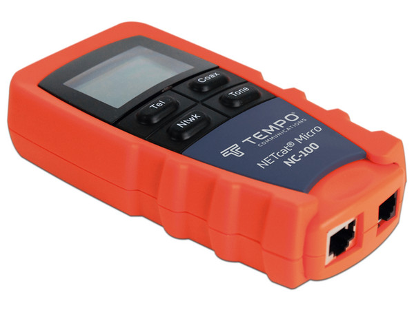 Probador Tempo para cable UTP, STP y Coaxial, con generador de tono y control remoto anidado.