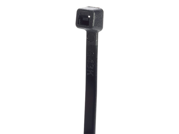 Cincho de Nylon 6.6 Panduit, de 188mm x 4.8mm, Exterior Resistente a Rayos UV, Paquete de 1000pz, Color Negro.