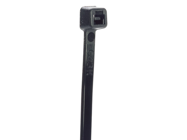 Cincho de Nylon 6.6 Panduit, de 188mm x 4.8mm, Exterior Resistente a Rayos UV, Paquete de 1000pz, Color Negro.