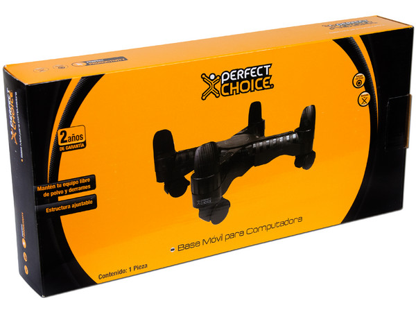 Base para CPU Perfect Choice, Ajustable y Expandible. Color Negra