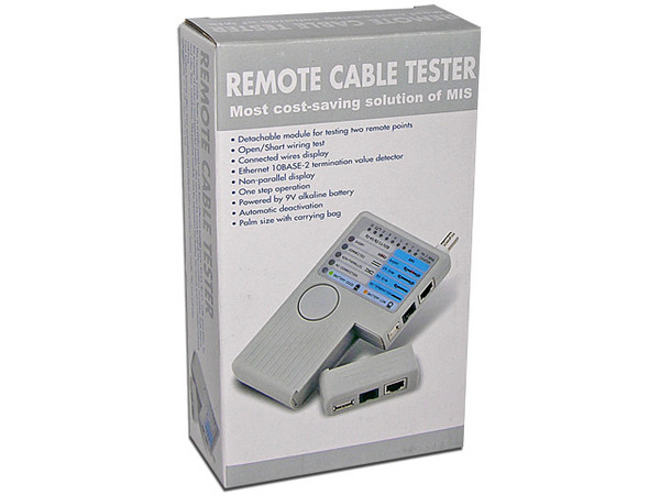 Probador de cables RJ45, RJ11 Y USB
