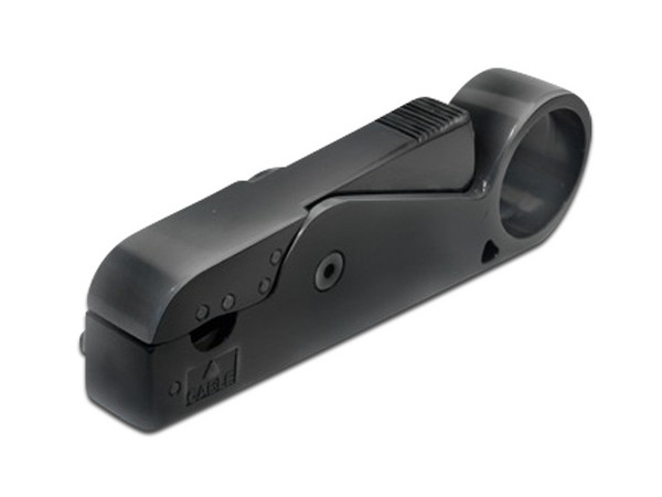 Herramienta Manual RF Industries para Desforrar Cables Tipo RG-8/U. Color Negro.