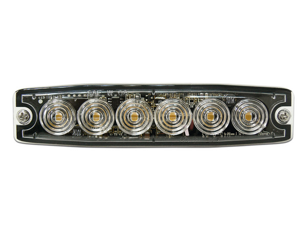 Luz de Advertencia Vehicular SIGNALPRO SPL6A de 6 LED, SAE Clase I, 12-24VCD.