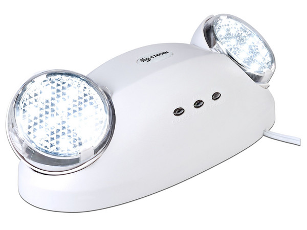 Lámpara de emergencia Steren LAM-500 con luces LED direccionables.