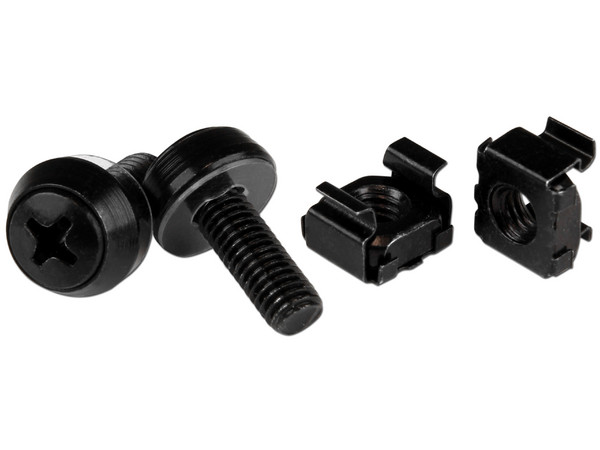 Paquete de 100 tornillos y tuercas jaula cage nuts M5x12mm.