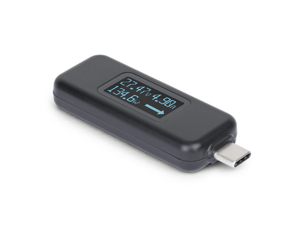 Multímetro Digital StarTech USBC-PWRTESTER, Compatible con USB-C y Capacidad de Prueba Hasta 240W. Color Negro.