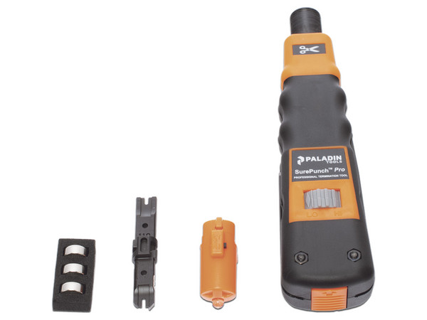 Herramienta de Impacto Punchdown TEMPO PA3596 para terminación de conectores estilo 110 con luz LED.