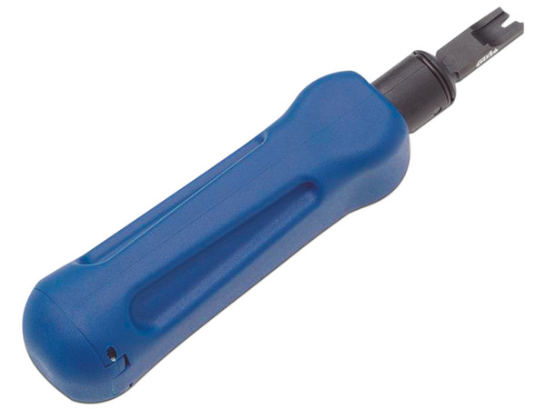 Herramienta Manual 110 para terminación de jacks RJ45. Color Azul