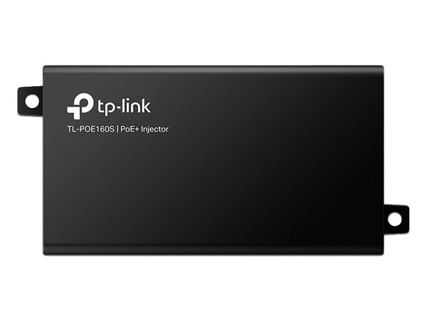 Inyector de Corriente TP-Link  TL-POE160S de 2 puertos Gigabit Ethernet, Hasta 30 W. Color Negro.