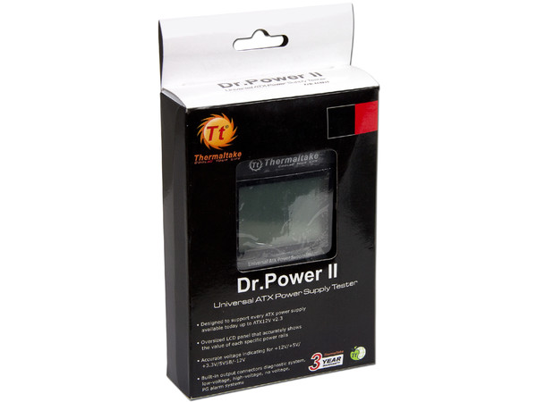 Probador de Fuentes de Poder Thermaltake Dr. POWER II con pantalla LCD.
