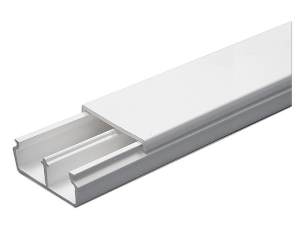 Canaleta Thorsman TMK1735, 1.10 m, Autoadherente, Resistente a Humedad, Certificado en CSA. Color Blanco. 2 Piezas.