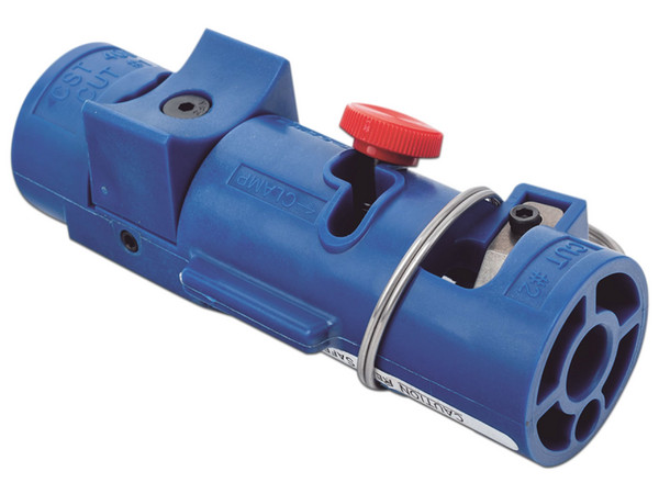 Herramienta peladora Times Microwave CST-400 para preparación de cable LMR-400, Color Azul.