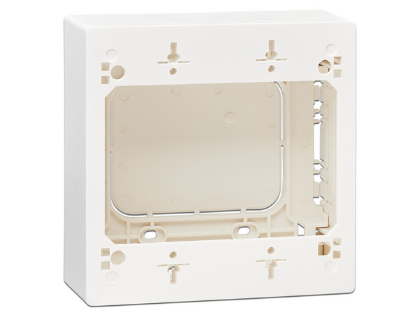 Caja de pared Tripplite N080-SMB2-WH, instalación en superficie. Color Blanco.