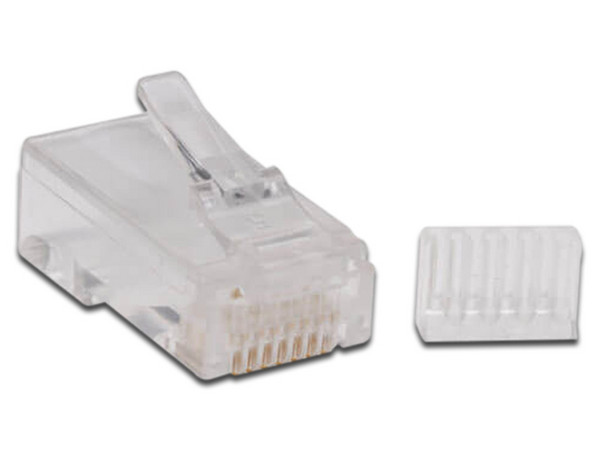 Paquete Tripplite de 100 conectores RJ45 para cable Cat6.