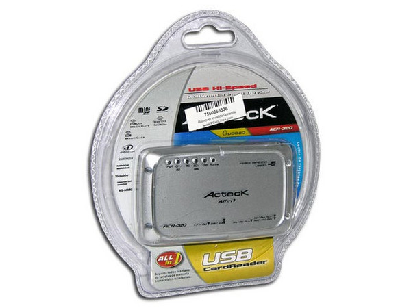Lector de Memorias Externo Acteck 16 en 1, Lee y Graba en Memorias Flash, USB 2