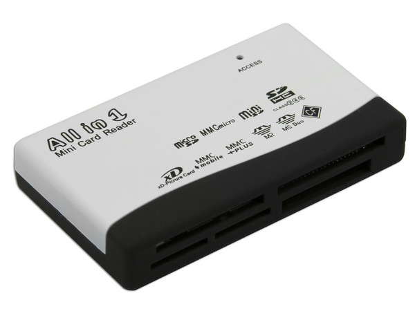 Lector de Memorias Externo Alaska 12 en 1, Lee y Graba en Memorias Flash, USB 2