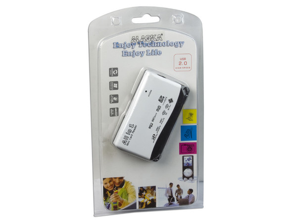 Lector de Memorias Externo Alaska 12 en 1, Lee y Graba en Memorias Flash, USB 2