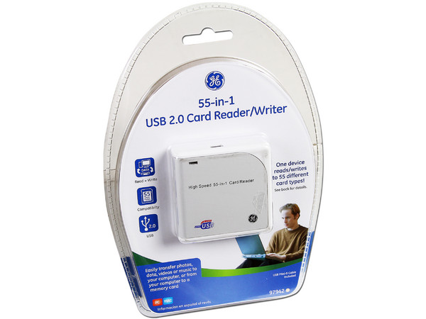  Lector de Memorias General Electric USB 2.0 (55 en 1)