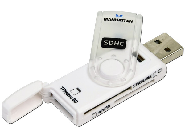 Lector de Memorias Manhattan (24 en 1) USB 2.0