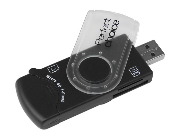 Lector de Memorias Perfect Choice (15 en 1) USB 2.0