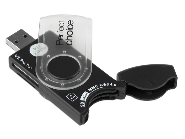 Lector de Memorias Perfect Choice (15 en 1) USB 2.0