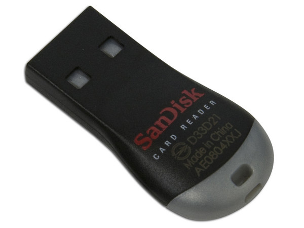 Lector de Memorias SanDisk MobileMate Micro lee micro SDHC, micro SD y Memory Stick Micro (M2). USB 2.0