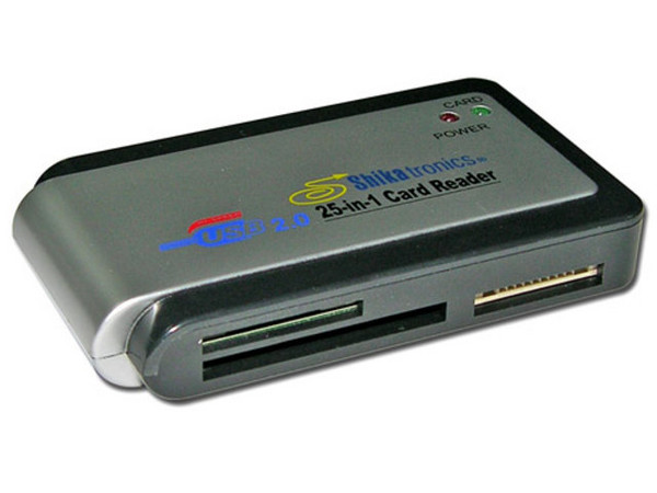 Card Reader Unidad 25 en 1, Lee y Graba en memorias Flash, USB 2, Externo.