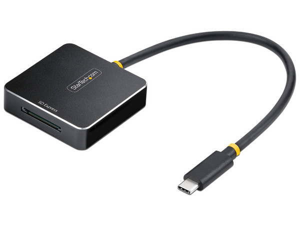 Lector USB-C StarTech Modelo 1B-USB-C-SDE-ADAPTER Con Velocidad De Transferencia De 10,000 Mbps Y Compatible Con Tarjetas SD. Color Negro.
