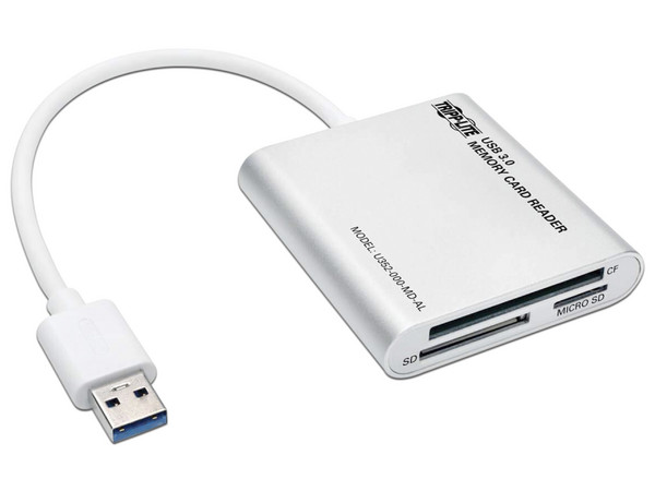 Lector Grabador Tripp-Lite de Tarjetas Flash SD/MS/CF, USB 3.0.