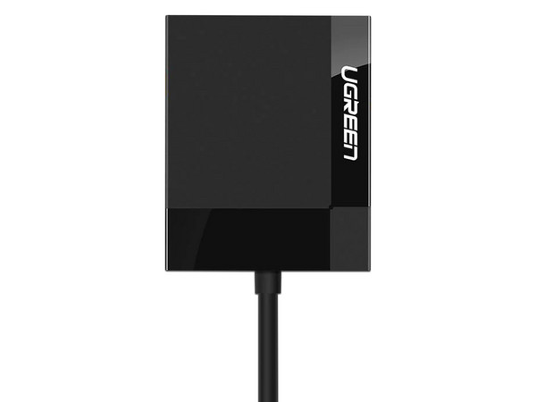 Lector de tarjetas UGREEN 4 en 1, USB 3.0, Color Negro.