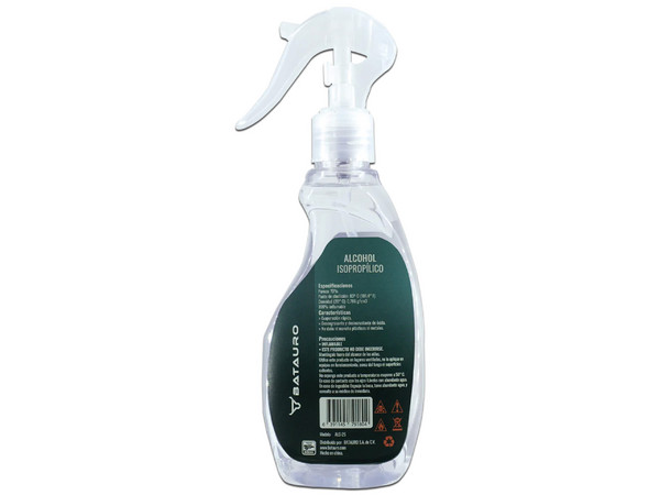 Alcohol Isopropílico Batauro ALC-25 de 250ml.