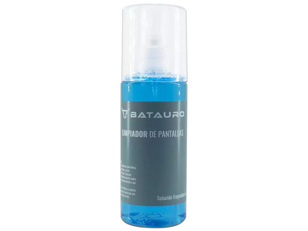 Limpiador de Pantalla Batauro, 150ml, incluye Microfibra.