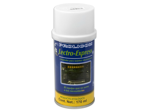 Limpiador para tarjetas electrónicas PROLICOM Lectro-Express, 170ml.