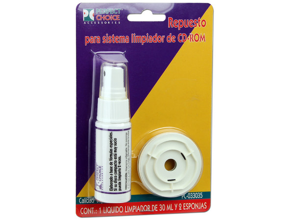 Limpiador para Discos Compactos Perfect Choice incluye Repuesto.