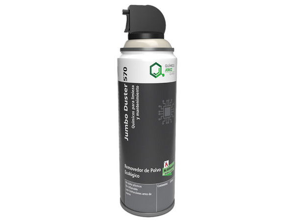 Aire Comprimido Química Jerez Aire Jumbo, 570ml. Color Negro.