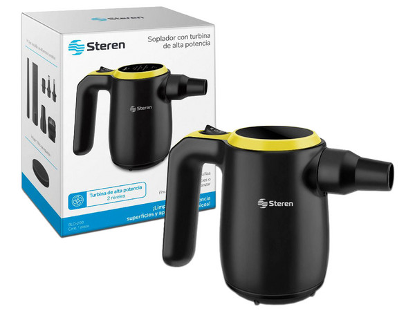 Soplador Alámbrico STEREN BLO-200, Alta Potencia para limpieza y mantenimiento.
