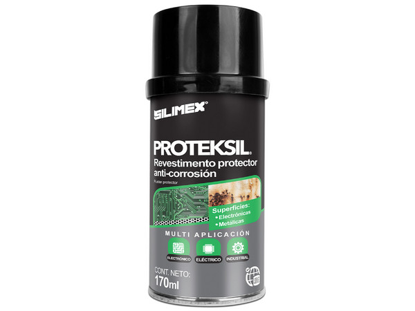 Anticorrosivo Dieléctrico Silimex, Proteksil, Protección para Componentes Electrónicos, 170 ml.