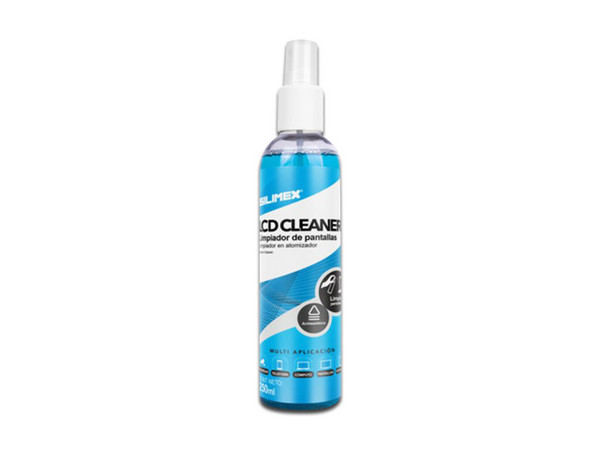 Limpiador en Atomizador Silimex para Pantallas de 250 Ml, Color Azul.