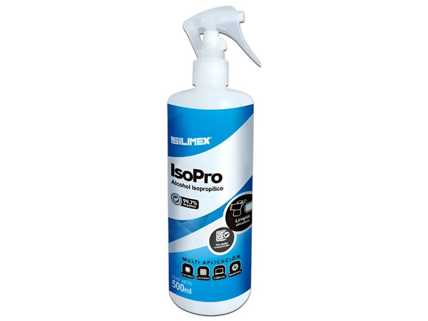 Alcohol Isopropílico Silimex IsoPro, 500ml.