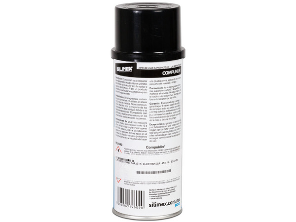 Limpiador dieléctrico para tarjeta electrónica Silimex, 454ml.