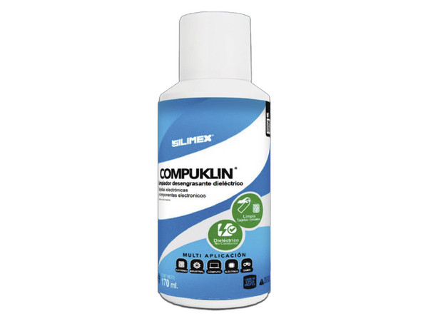 Desengrasante Dieléctrico Silimex Compuklin COMPUKLIN170 de 170ml.