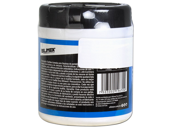 Toallas húmedas limpiadoras Silimex, para uso exclusivamente externo, 30pzs.