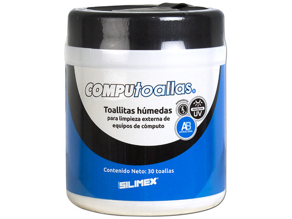 Toallas húmedas limpiadoras Silimex, para uso exclusivamente externo, 30pzs.