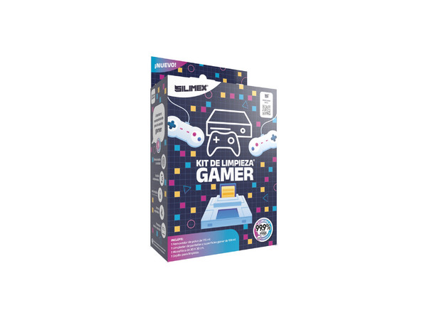 Kit de Limpieza Gamer Silimex KITGAMER, Incluye Microfibra, Aire Comprimido y Limpiador de Pantallas.