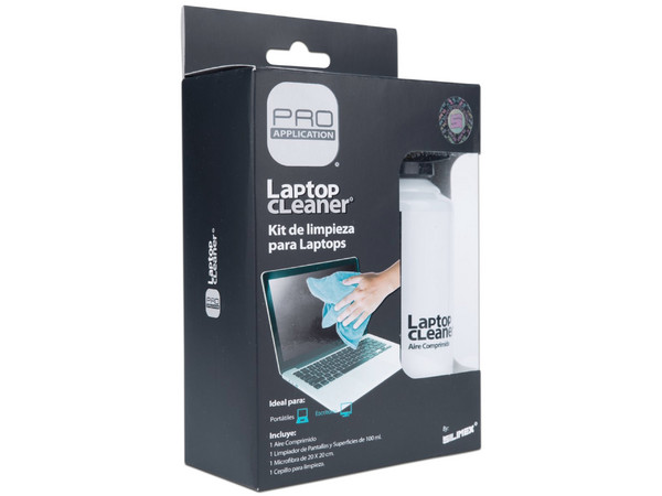 Kit de limpieza para laptops Silimex Laptop Cleaner, incluye limpiador de pantallas, removedor de polvo, cepillo y toalla.
