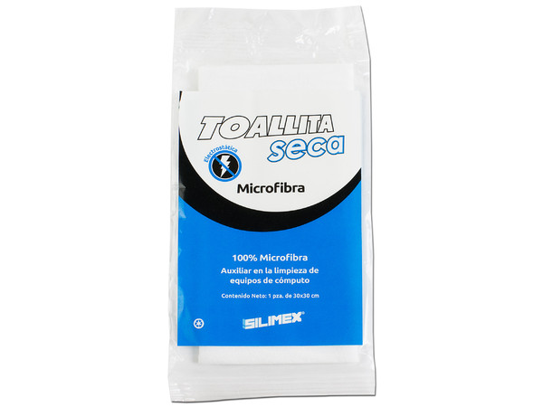 Toalla Seca Electrostática Silimex con 1  pieza.