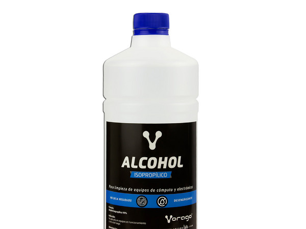 Alcohol Isopropílico Vorago CLN-108 de 1 litro.