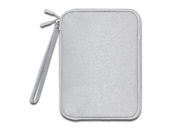Funda Organizadora de Cables BRobotix, Bolsillos para USB, Tarjetas SD o MicroSD. Color Gris.